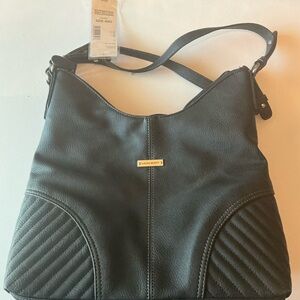 Laura ScottQuilted Black Shoulder Bag